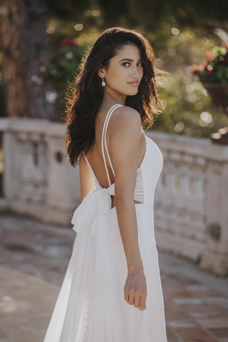 allure backless wedding dress F321