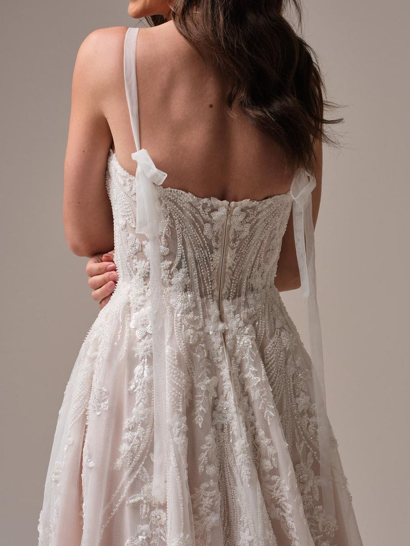 Rebecca Ingram "Angie" Square-Neck Bridal Gown Rebecca Ingram "Angie" Square-Neck Bridal Gown