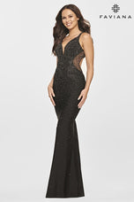 Faviana Glamour Open Back Prom Dress S10500