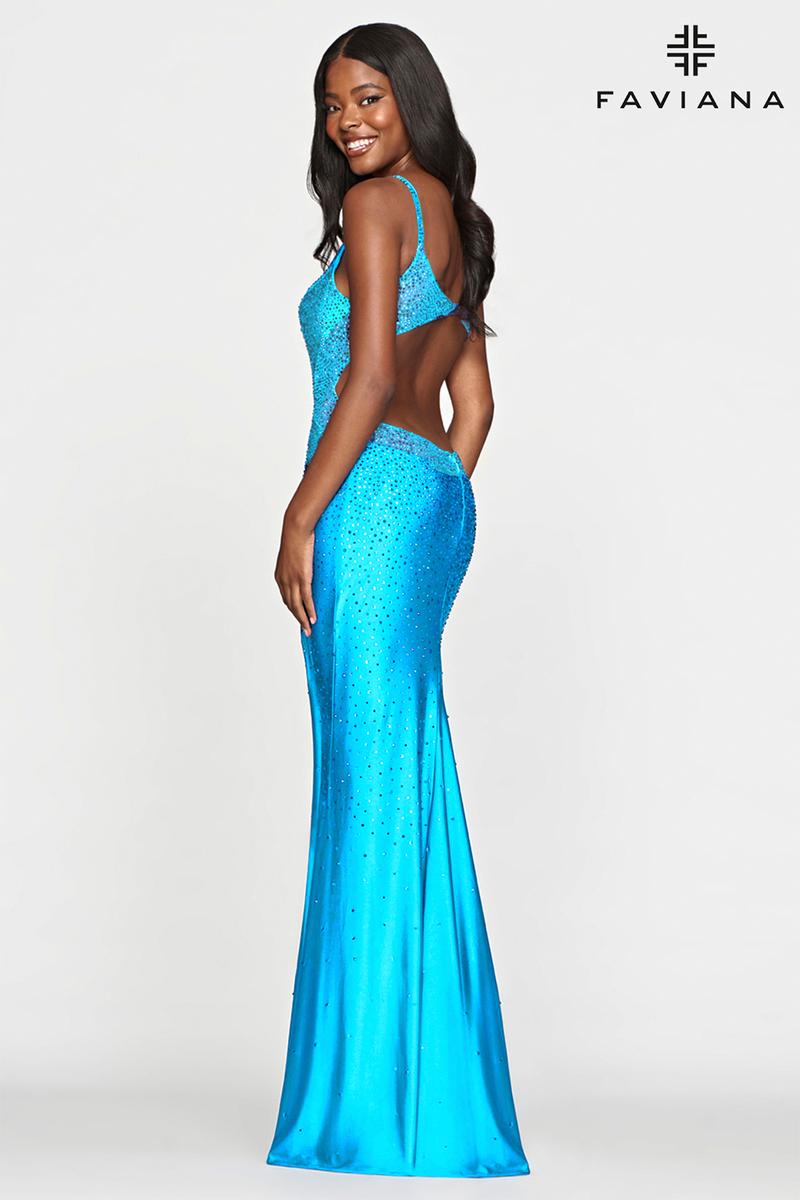 Faviana Glamour Open Back Prom Dress S10500 – Terry Costa