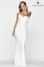 Faviana Glamour Long Lace Prom Dress S10508
