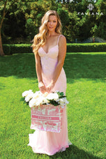 Faviana Long Lace Prom Dress S10633