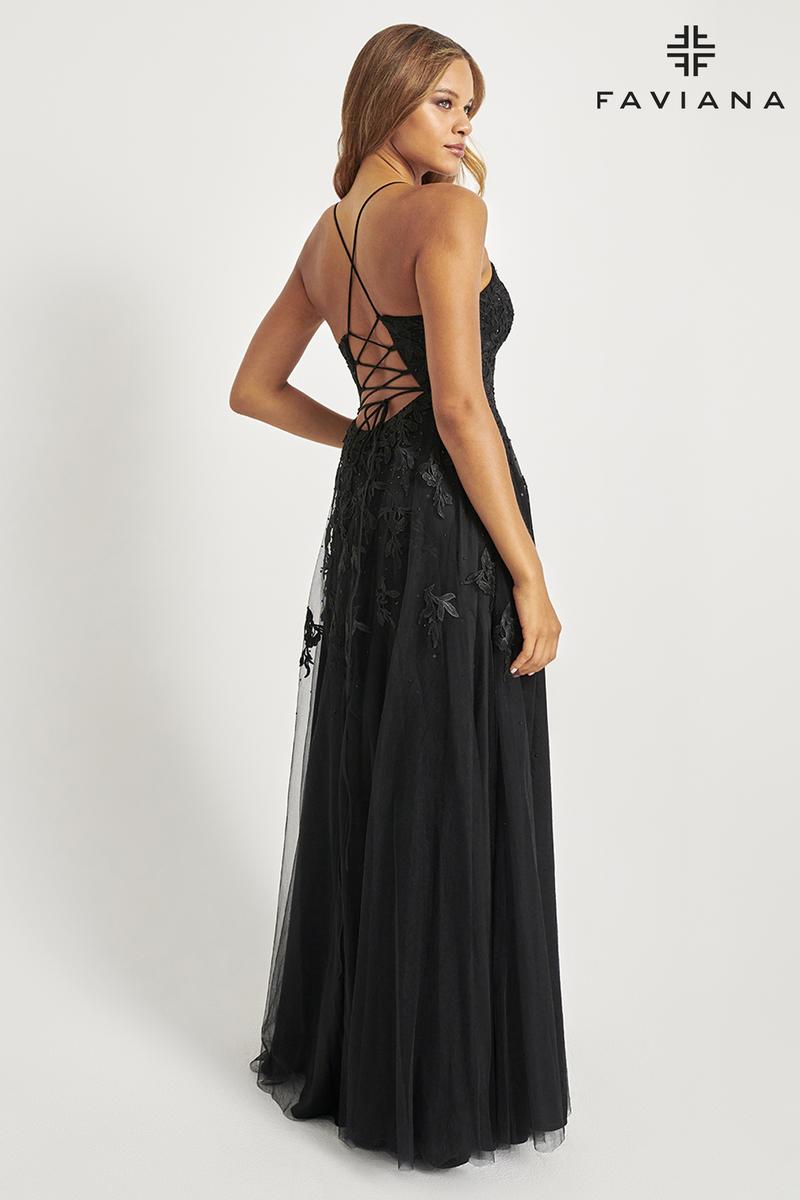 Faviana Glamour Lace A-line Prom Dress S10640