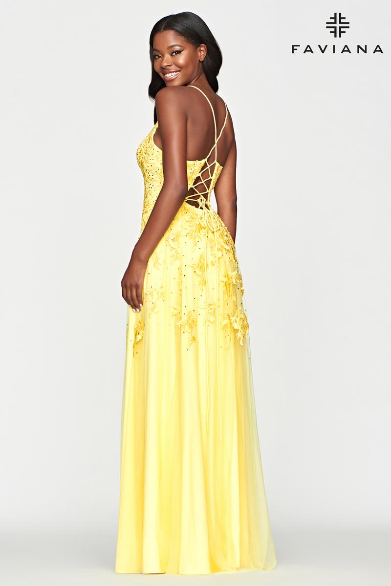 Faviana Glamour Lace A-line Prom Dress S10640