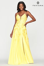 Faviana Glamour Lace A-line Prom Dress S10640