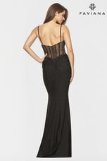 Faviana Long Fitted Prom Dress S10800