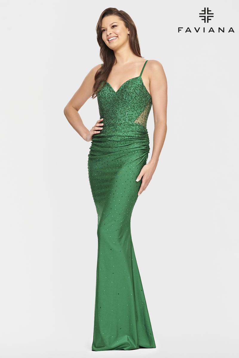 Faviana Long Fitted Prom Dress S10800
