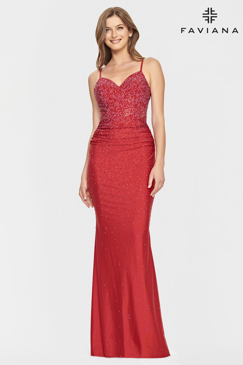 Faviana Long Fitted Prom Dress S10800