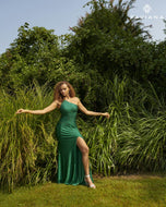 Faviana Long One Shoulder Hot Stone Prom Dress S10805