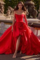 Sherri Hill Bubble Hem Rosette Ball Gown 57778 - B