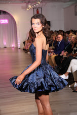 Sherri Hill Strapless Ruffle HoCo Dress 57366