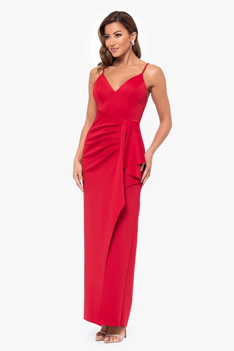 Xscape Evenings "Tabitha" Scuba Crepe Dress 6303X Xscape Evenings "Tabitha" Scuba Crepe Dress 6303X