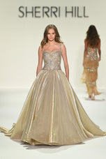Sherri Hill Beaded Ball Gown Pageant Dress 46409
