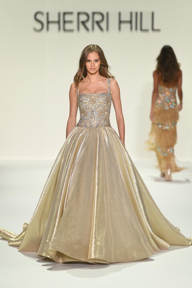 Sherri Hill Beaded Ball Gown Pageant Dress 46409