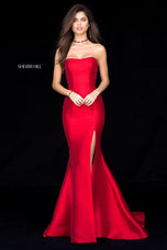 Sherri Hill Strapless Mikado Prom Dress 51671 - B