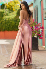 Sherri Hill Long Satin Prom Dress 55230