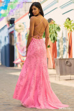 Sherri Hill Long Lace-up Prom Dress 55483