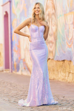Sherri Hill Sequin Corset Prom Dress 55522