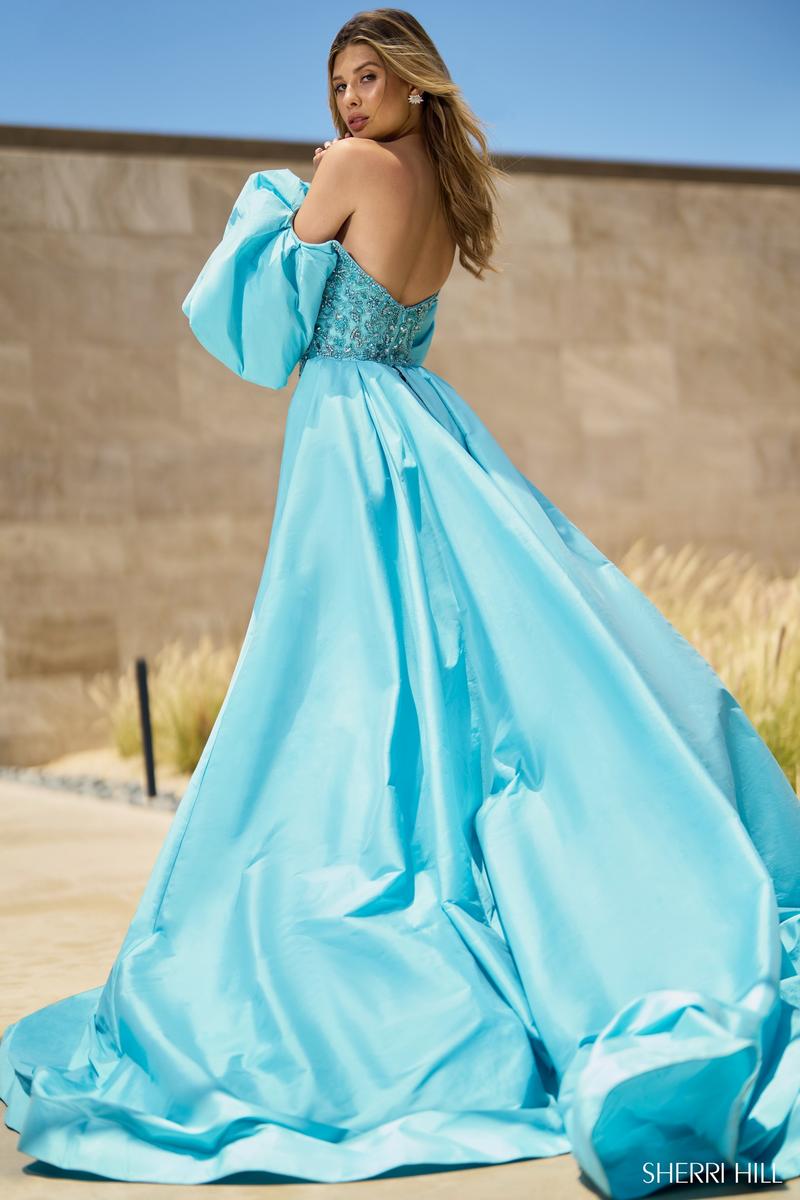 Sherri Hill Short Dress with Train 55631 - Main Image