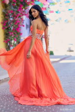 Sherri Hill Strapless Chiffon Prom Dress 55753