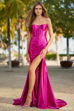 Sherri Hill Strapless Corset Prom Dress 55882