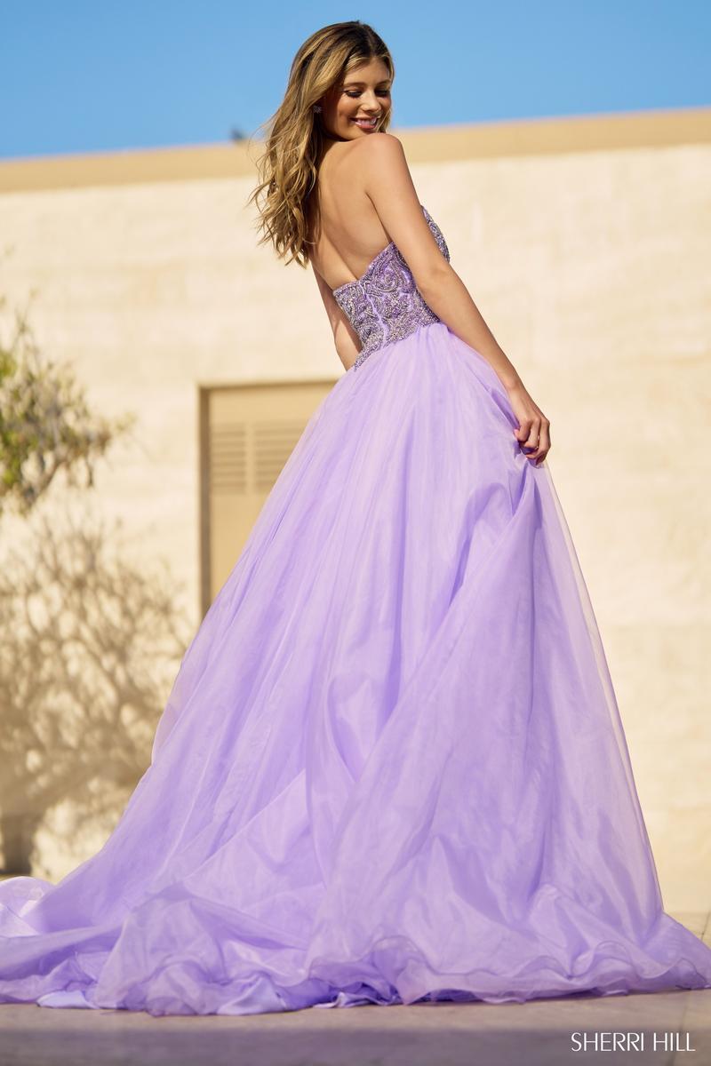 Sherri Hill Beaded Ball Gown 55947 8406801711335