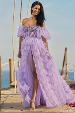 Sherri Hill Ruffle Prom Dress 55949