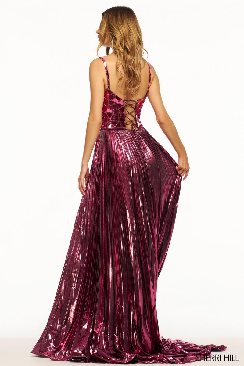Sherri Hill A-Line Cut Glass Prom Dress 56030