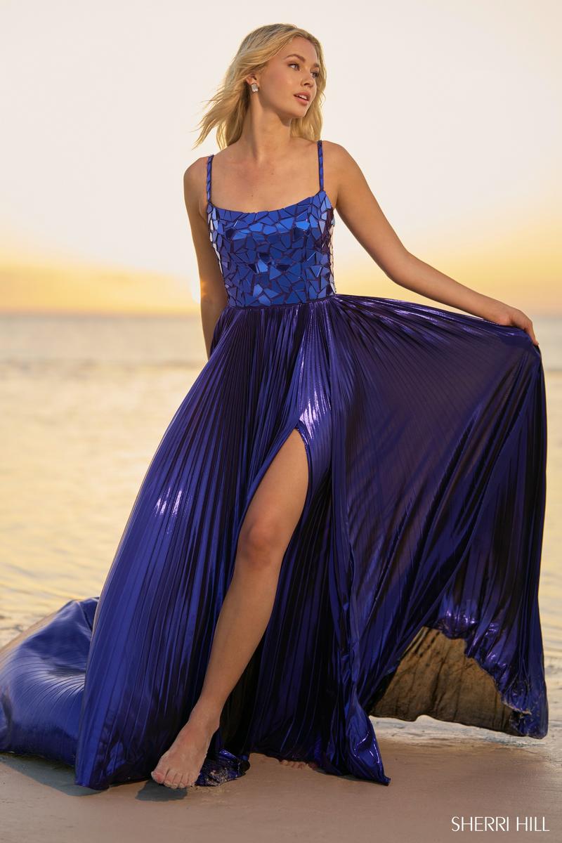 Sherri Hill A-Line Cut Glass Prom Dress 56030