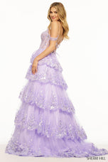 Sherri Hill Sequin Lace Tulle Ball Gown Prom Dress 56104