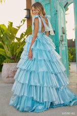Sherri Hill Organza Ruffle Prom Dress 56127