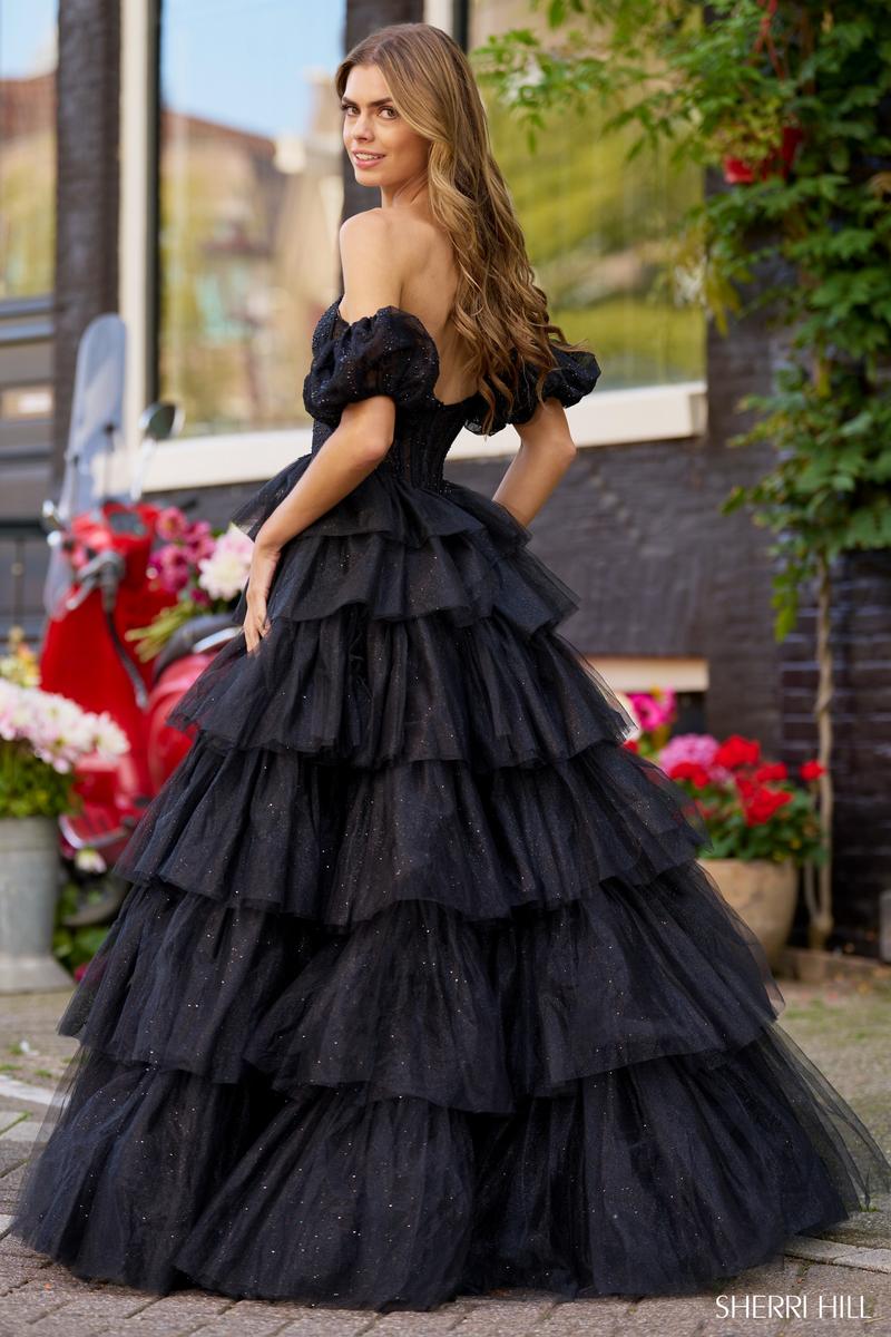 Sherri Hill Corset Ball Gown Prom Dress 56170