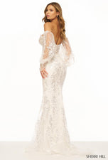 Sherri Hill Illusion Corset Prom Dress 56177
