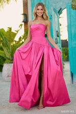drop waist semi formal dress Chiffon Curved Drop Waist Off-the-Shoulder Dress