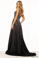 Sherri Hill A-Line Keyhole Prom Dress 56205