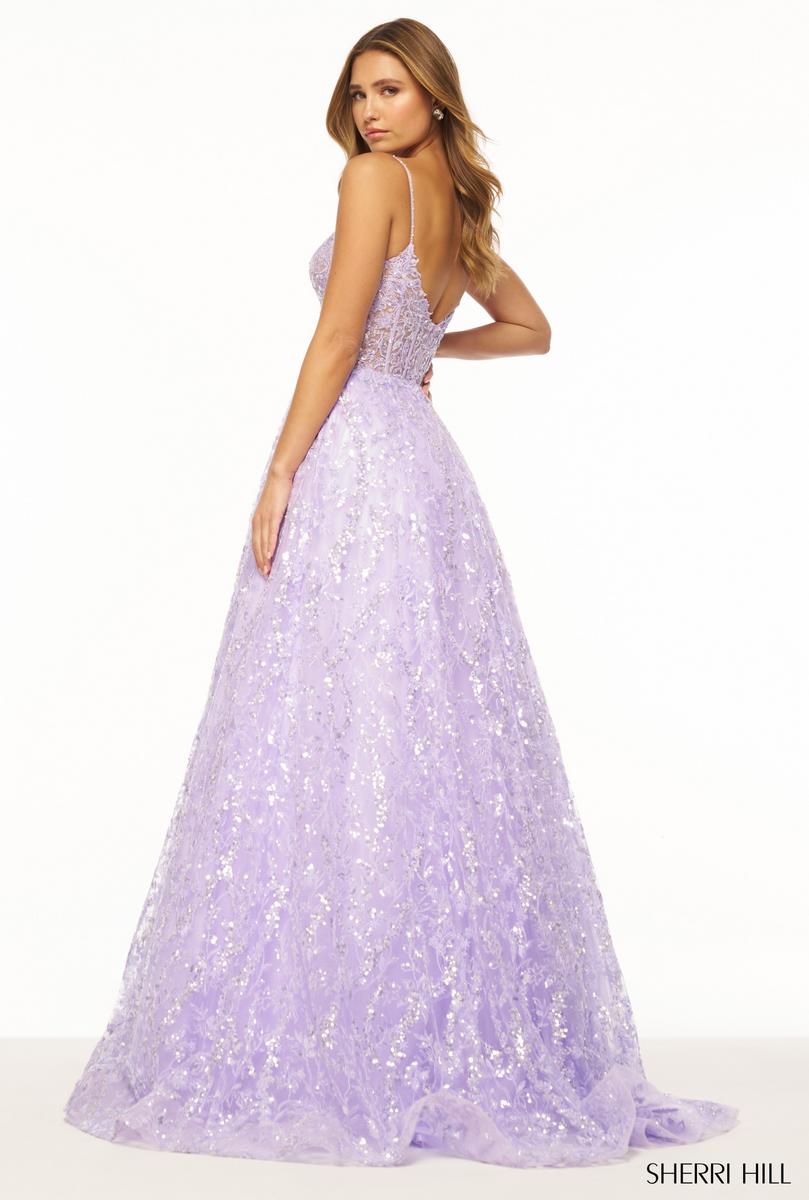 Sherri Hill Corset Ball Gown Prom Dress 56212