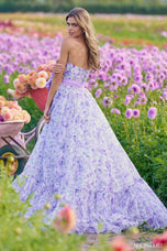 Sherri Hill Floral Organza Prom Dress 56243
