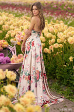 Sherri Hill A-Line Print Prom Dress 56247