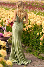 Sherri Hill Stretch Satin Prom Dress 56276