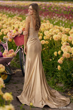 Sherri Hill Satin Halter Prom Dress 56368