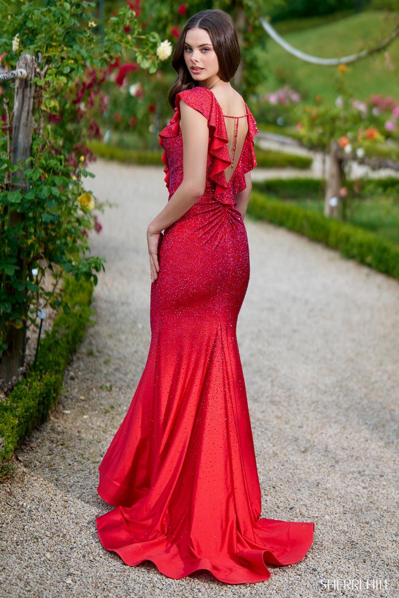 cap sleeve open back prom dress Cap Sleeve Long Prom Dress HAREM's Brides