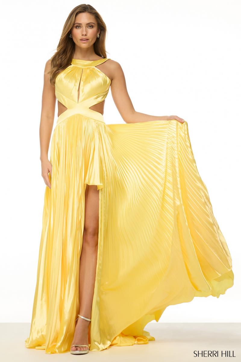 Sherri Hill Keyhole Halter Prom Dress 57079 Sherri Hill Keyhole Halter Prom Dress 57079