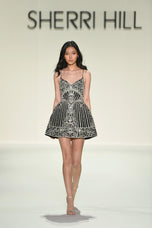 Sherri Hill Rhinestone Short Homecoming Dress 57279