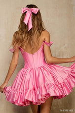 Sherri Hill Ruffle Hem Cocktail Homecoming Dress 57290