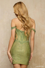 Sherri Hill Off Shoulder Tight Homecoming Dress 57340
