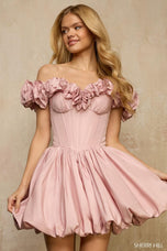 Sherri Hill Off Shoulder Taffeta HoCo Dress 57394