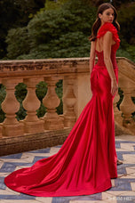 Sherri Hill Ruffle One Shoulder Prom Dress 57475
