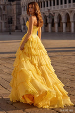 Sherri Hill Ruffle Ball Gown Dress 57586