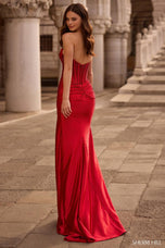 Sherri Hill Heat Stone Corset Prom Dress 57587