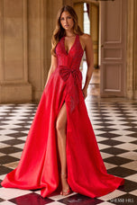 Sherri Hill Hot Fix Halter Corset Prom Dress 57698